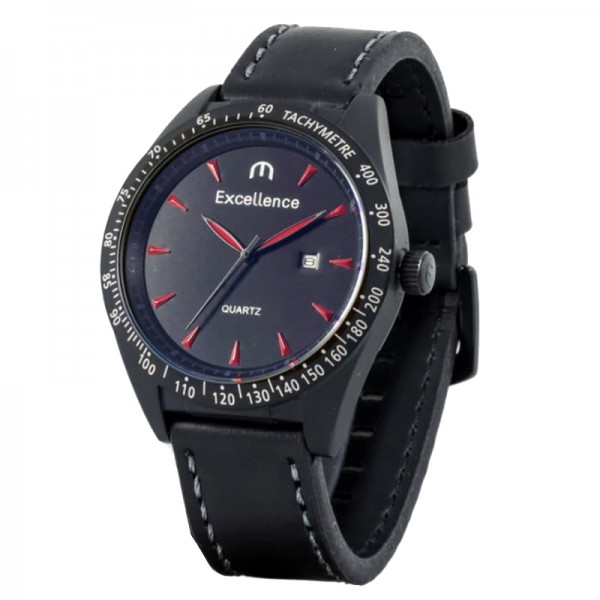 Excellence 8308 Black Red Black Leather MDLIPBAREBA